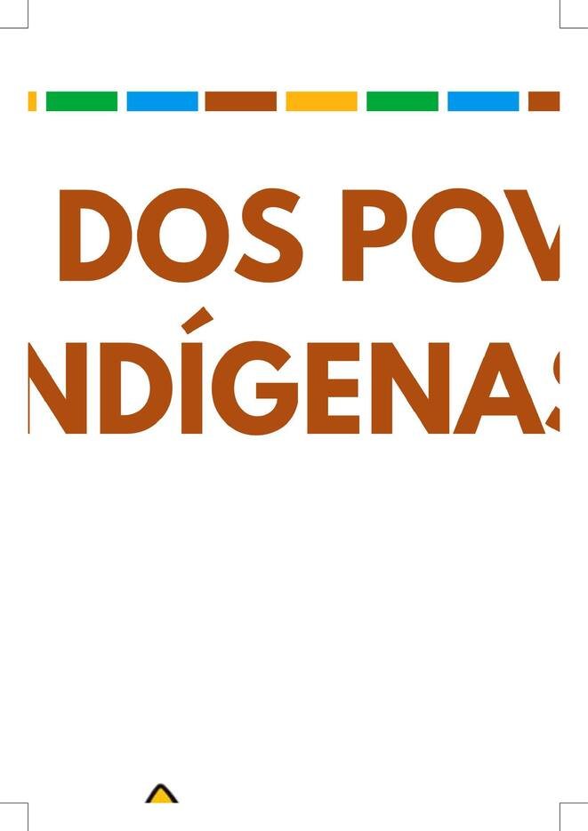 Cartaz coletivo dia dos povos indígenas para imprimir página 2